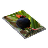 ルールルクレステッド材のパトリッジの輪郭 ノートブック (右側)