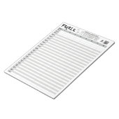 ルール付きファールビッグスコアシート簡単破遠くに裂 ノートパッド (アングル)