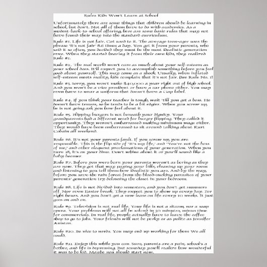 ルール学 ポスター (正面)