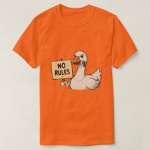 ルール無用ガチョウ大胆な反逆Tシャツ