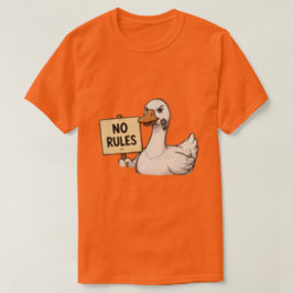 ルール無用ガチョウ大胆な反逆Tシャツ Tシャツ