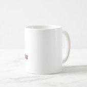 ルール無用ソックス コーヒーマグカップ (正面右)