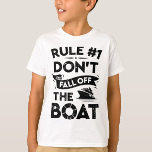 ルール番号1ボート船Cから秋おもしろいしない Tシャツ