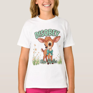 ルール違反EdgyデザインTシャツ Tシャツ