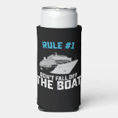 ルール1ナンバーワンはボートのクルーズから秋しない スリム缶クーラー (Seltzer正面)