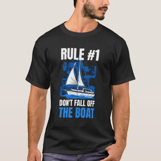 ルール1ボートから秋しない Tシャツ (正面)
