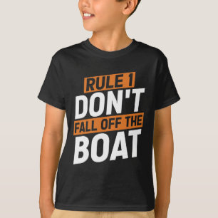 ルール1ボート船クルーズCから秋おもしろいしない Tシャツ