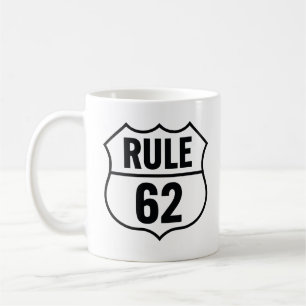 ルール62 – 人生を真剣に受け止めない コーヒーマグカップ
