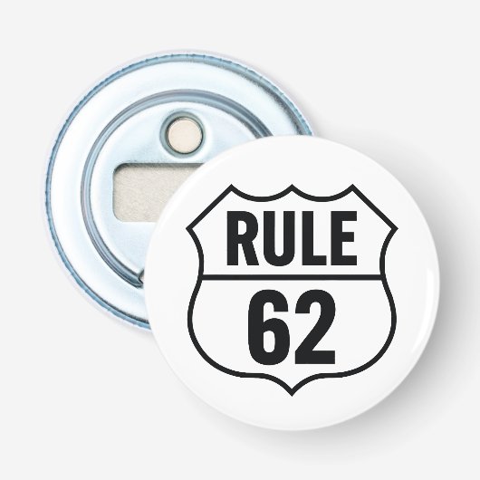 ルール62 – 人生を真剣に受け止めない 栓抜き (正面)