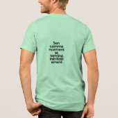 ルール トライブレンドTシャツ (裏面)