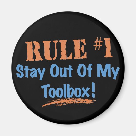ルール#1自分のツールボックスから離れる マグネット (正面)