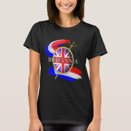 ルールBritannia Union Jack British Themed Graphic Tシャツ