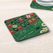 ルーレットのコルクのコースター コースター (左側)