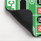 ルーレットのテーブル-勝つべきカジノの賭け マウスパッド (コーナー)