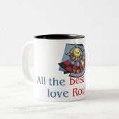 ルーレットの恋人2の調子のマグ ツートーンマグカップ (正面左)