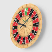 ルーレットの柱時計 ラージ壁時計 (傾斜)