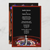 ルーレットカジノ結婚式招待状 招待状 (正面/裏面)