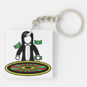 ルーレットディーラーキーチェーン キーホルダー (裏面)