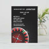 ルーレットパーティー招待状 招待状 (スタンド正面)