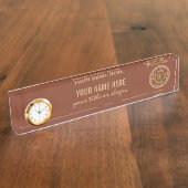 ルーレットホイーカスタムルのデスク名プレート デスクネームプレート (側面)