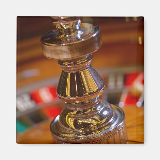 ルーレットホイールのクローズアップ マグネット (正面)