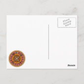 ルーレットホイールカスタムポストカード ポストカード (裏面)