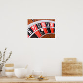 ルーレットホイールクローズアップ ポスター (キッチン)