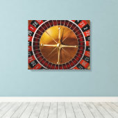 ルーレットホイール キャンバスプリント (インサイチュ (ウッドフロア))