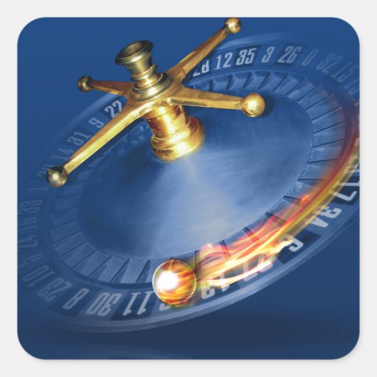 ルーレットホイール スクエアシール (正面)