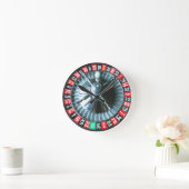 ルーレット時計 ラウンド壁時計 (ホーム)