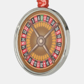 ルーレット盤のオーナメント メタルオーナメント (左)