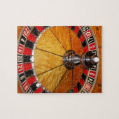 ルーレット盤のカジノのゲーム ジグソーパズル (横)