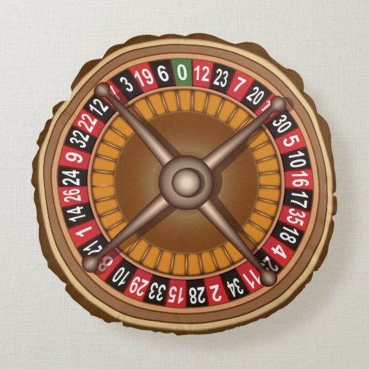 ルーレット盤のカスタムの装飾用クッション ラウンドクッション (正面)