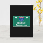 ルーレット テネシー州 州間高速道路 バケーション Souve カード (黄色い花)