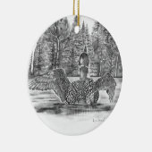 ルーンの広がる翼 セラミックオーナメント (右)