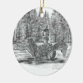 ルーンの広がる翼 セラミックオーナメント (左)