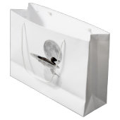 ルーンは月明かりの中で泳ぐ抱き枕 ラージペーパーバッグ (正面アングル)