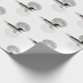 ルーンは月明かりの中で泳ぐ紙 ラッピングペーパー (角)