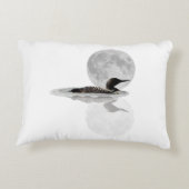 ルーンは月明かりの中で泳ぐ装飾用クッション アクセントクッション (裏面)