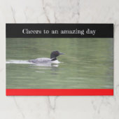 ルーンアンアウトドアをテーマにした紙ランチョンマット ペーパーパッド (正面)