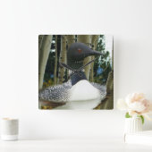 ルーンウィルダネス スクエア壁時計 (ホーム)