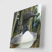 ルーンウィルダネス スクエア壁時計 (傾斜)