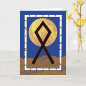 ルーンオタラ – ホームカード カード (黄色い花)