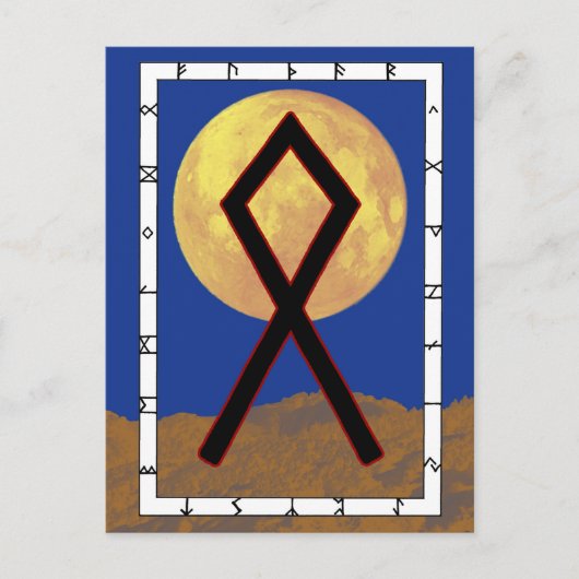 ルーンオタラ – ホームポストカード ポストカード (正面)