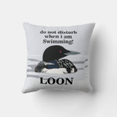 ルーンコモンルーンバードレイクおもしろい クッション (裏面)