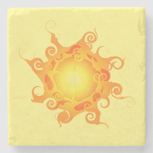 ルーンサンストーンコースター ストーンコースター (正面)