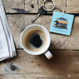 ルーンサンセットブルー キーホルダー