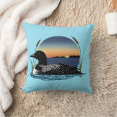ルーンサンセットブルー クッション (ブランケット)