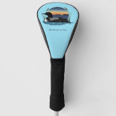 ルーンサンセットブルー ゴルフヘッドカバー (正面)