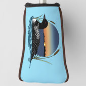 ルーンサンセットブルー ゴルフヘッドカバー (回転90)